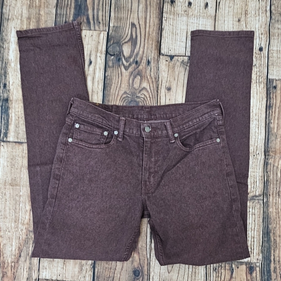 Levi's Strauss Men's 511 Jean's Slim Fit Rusty Stone Wash Color 32x33 - Picture 4 of 12